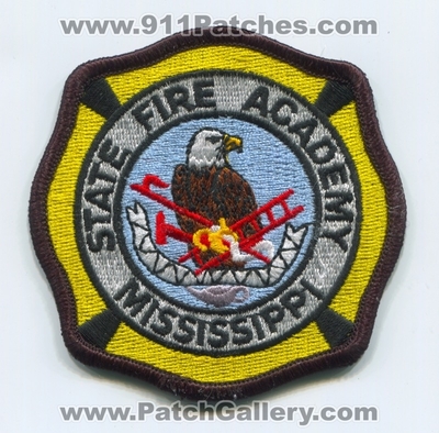 Mississippi State Fire Academy Patch (Mississippi)
Scan By: PatchGallery.com
Keywords: school