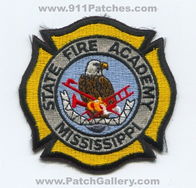 Mississippi State Fire Academy Patch (Mississippi)
Scan By: PatchGallery.com
Keywords: school
