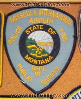 Missoula International Airport Department of Public Safety Fire Police (Montana)
Picture By: PatchGallery.com
Thanks to Jeremiah Herderich
Keywords: dept. dps