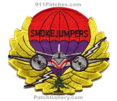 Missoula Smokejumpers Forest Fire Wildfire Wildland Patch (Montana)
Scan By: PatchGallery.com
Keywords: airplane aviation