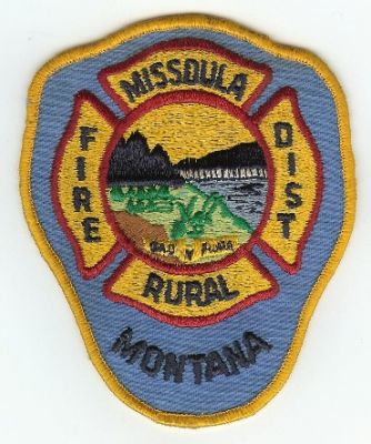 Missoula Rural Fire Dist
Thanks to PaulsFirePatches.com for this scan.
Keywords: montana district