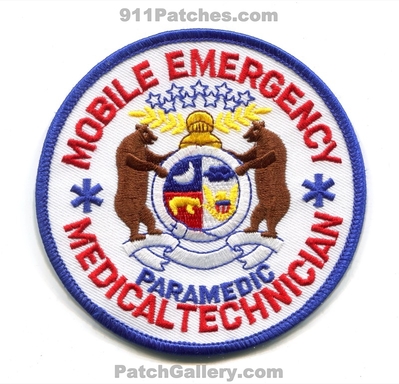 Missouri State Mobile Emergency Medical Technician EMT Paramedic Patch (Missouri)
Scan By: PatchGallery.com
Keywords: ems ambulance