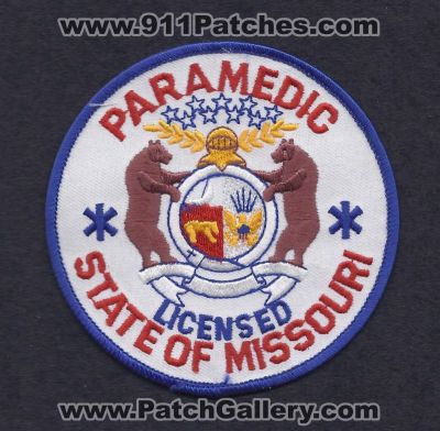 Missouri State Licensed Paramedic (Missouri)
Thanks to Paul Howard for this scan.
Keywords: ems of
