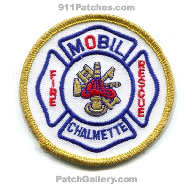 Mobil Oil Chalmette Refinery Fire Rescue Department Patch (Louisiana)
Scan By: PatchGallery.com
Keywords: oil gas petroleum refinery industrial plant emergency response team ert hazardous materials haz-mat hazmat dept.