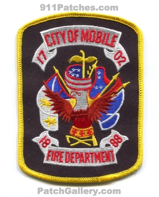 Mobile Fire Department Patch (Alabama)
Scan By: PatchGallery.com
Keywords: city of dept. 1702 1888