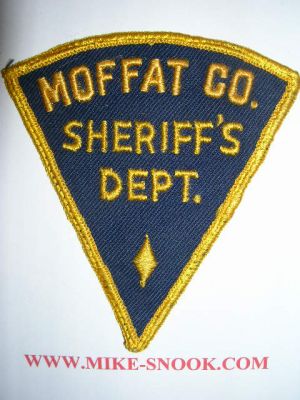 Moffat County Sheriff's Dept (Colorado)
Thanks to www.Mike-Snook.com for this picture.
Keywords: sheriffs department