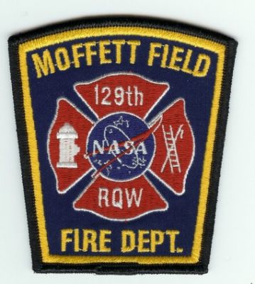 Moffett Field Fire Dept 129th Rescue Wing
Thanks to PaulsFirePatches.com for this scan.
Keywords: california department rqw nasa