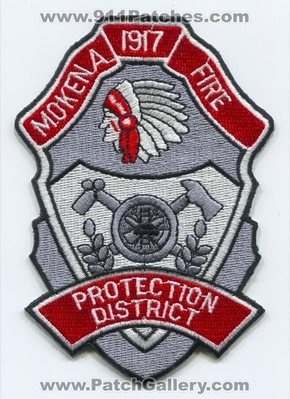Mokena Fire Protection District Patch (Illinois)
Scan By: PatchGallery.com
Keywords: prot. dist. department dept.