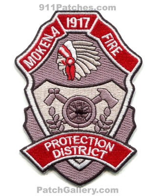 Mokena Fire Protection District Patch (Illinois)
Scan By: PatchGallery.com
Keywords: prot. dist. department dept. 1917