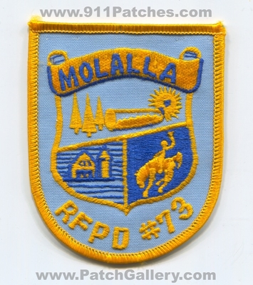 Molalla Rural Fire Protection District 73 Patch (Oregon)
Scan By: PatchGallery.com
Keywords: rfpd number no. #73 department dept.