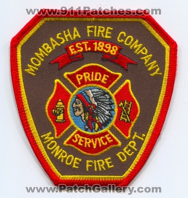 Mombasha Fire Company Monroe Fire Department Patch (New York)
Scan By: PatchGallery.com
Keywords: co. dept.