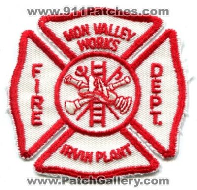 Mon Valley Works Irvin Plant Fire Department (Pennsylvania)
Scan By: PatchGallery.com
Keywords: dept.