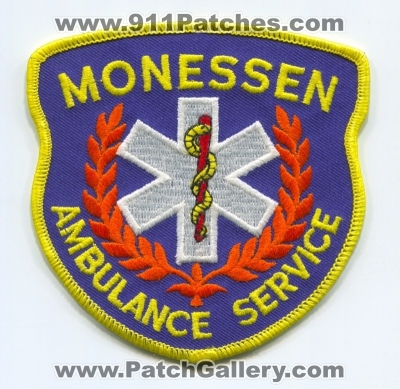 Monessen Ambulance Service EMS Patch (Pennsylvania)
Scan By: PatchGallery.com
