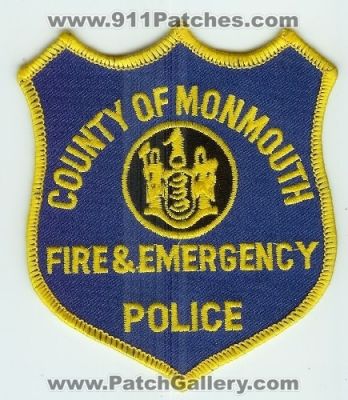 Monmouth County Fire and Emergency Police Department (New Jersey)
Thanks to Mark C Barilovich for this scan.
Keywords: of &