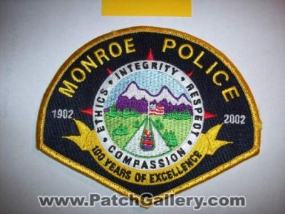 Monroe Police Department 100 Years (Washington)
Thanks to 2summit25 for this picture.
Keywords: dept.
