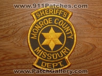 Monroe County Sheriff's Department (Missouri)
Picture By: PatchGallery.com
Keywords: sheriffs dept.