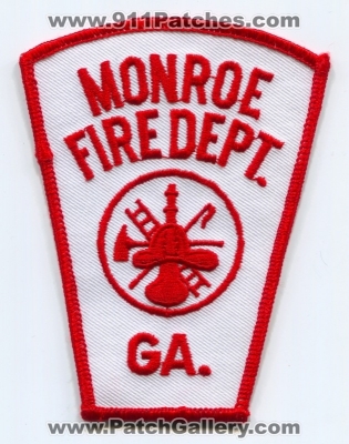 Monroe Fire Department Patch (Georgia)
Scan By: PatchGallery.com
Keywords: dept. ga.