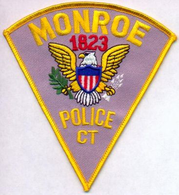 Monroe Police
Thanks to EmblemAndPatchSales.com for this scan.
Keywords: connecticut