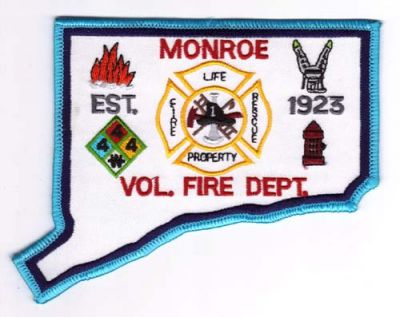 Monroe Vol Fire Dept
Thanks to Michael J Barnes for this scan.
Keywords: connecticut volunteer department rescue