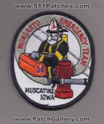 Monsanto Fire Department Emergency Team (Iowa)
Thanks to Paul Howard for this scan.
Keywords: dept. muscatine
