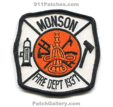 Monson Fire Department Patch (Maine)
Scan By: PatchGallery.com
Keywords: dept. 1937