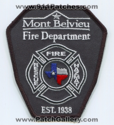 Mont Belvieu Fire Department Patch (Texas)
Scan By: PatchGallery.com
Keywords: dept. rescue hazmat haz-mat