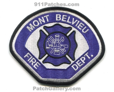 Mont Belvieu Fire Department Patch (Texas)
Scan By: PatchGallery.com
Keywords: dept.