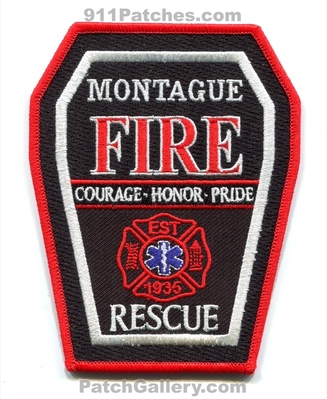 Montague Fire Rescue Department Patch (California)
Scan By: PatchGallery.com
Keywords: dept. courage honor pride est 1935