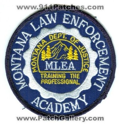 Montana Law Enforcement Academy (Montana)
Scan By: PatchGallery.com
Keywords: mlea department dept. of justice