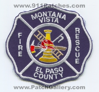 Montana Vista Fire Rescue Department El Paso County Patch (Texas)
Scan By: PatchGallery.com
Keywords: dept. co.