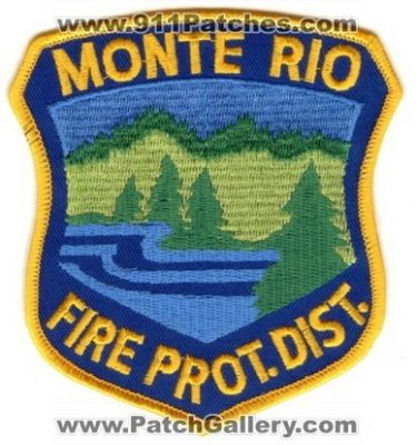 Monte Rio Fire Protection District (California)
Thanks to Paul Howard for this scan.
Keywords: prot. dist. department dept.