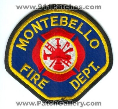 Montebello Fire Department (California)
Scan By: PatchGallery.com
Keywords: dept.