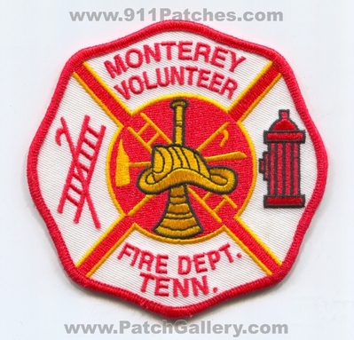 Monterey Volunteer Fire Department Patch (Tennessee)
Scan By: PatchGallery.com
Keywords: vol. dept. tenn.