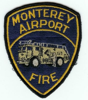 Monterey Airport Fire
Thanks to PaulsFirePatches.com for this scan.
Keywords: california cfr arff aircraft crash rescue