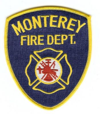Monterey Fire Dept
Thanks to PaulsFirePatches.com for this scan.
Keywords: california department