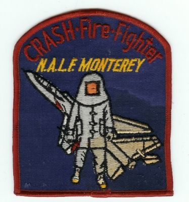 Monterey NALF Crash Fire Fighter
Thanks to PaulsFirePatches.com for this scan.
Keywords: california naval aux landing field us navy cfr arff airport aircraft rescue