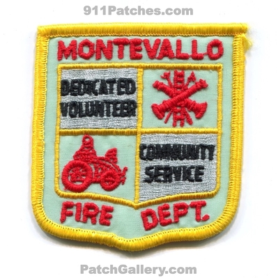 Montevallo Fire Department Patch (Alabama)
Scan By: PatchGallery.com
Keywords: dept. dedicated volunteer community service