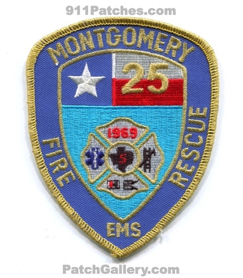 Montgomery Fire Rescue Department 25 Patch (Texas)
Scan By: PatchGallery.com
Keywords: dept. ems 1969
