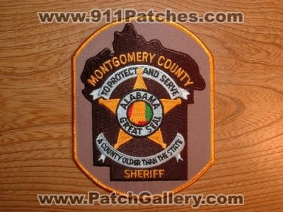 Montgomery County Sheriff's Department (Alabama)
Picture By: PatchGallery.com
Keywords: sheriffs dept.