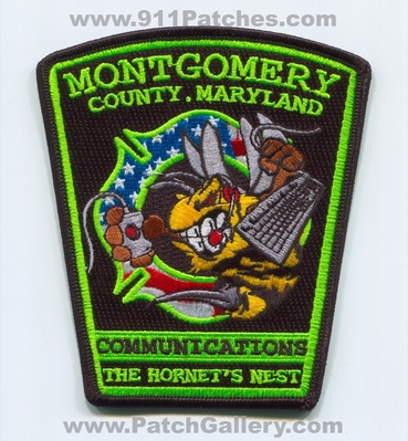Montgomery County Fire and Rescue Service Communications Patch (Maryland)
Scan By: PatchGallery.com
[b]Patch Made By: 911Patches.com[/b]
Keywords: Co. & MCFRS M.C.F.R.S. 911 Dispatcher Department Dept. The Hornets Nest
