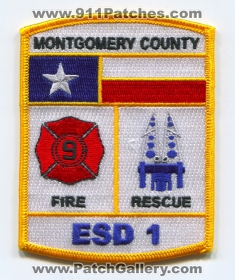 Montgomery County Emergency Services District ESD 1 North Montgomery County Fire Rescue Department (Texas)
Scan By: PatchGallery.com
Keywords: co. dept. 9