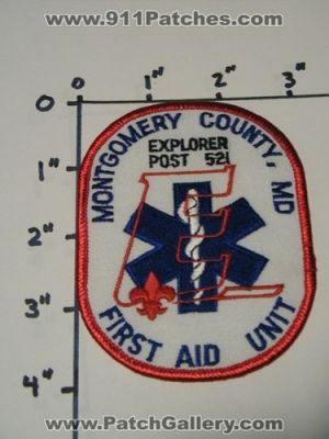 Montgomery County First Aid Unit Explorer Post 521 (Maryland)
Thanks to Mark Stampfl for this picture.
Keywords: ems