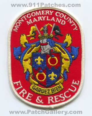 Montgomery County Fire and Rescue Department Patch (Maryland)
Scan By: PatchGallery.com
Keywords: co. & dept.