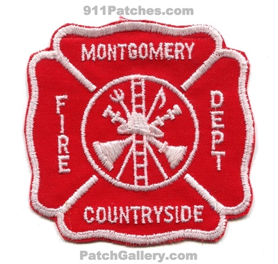 Montgomery Countryside Fire Department Patch (Illinois)
Scan By: PatchGallery.com
Keywords: dept.