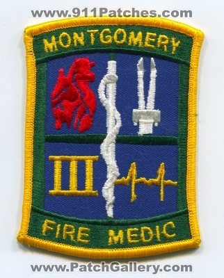 Montgomery Fire Department Medic Patch (Alabama)
Scan By: PatchGallery.com
Keywords: dept. paramedic 3 iii