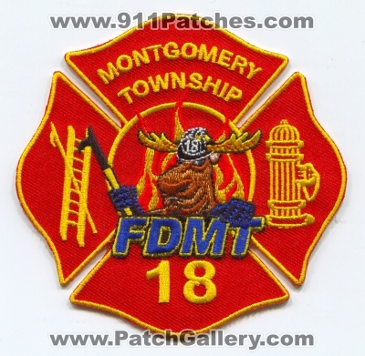 Montgomery Township Fire Department 18 Patch (Pennsylvania)
Scan By: PatchGallery.com
Keywords: twp. dept. fdmt company co. station