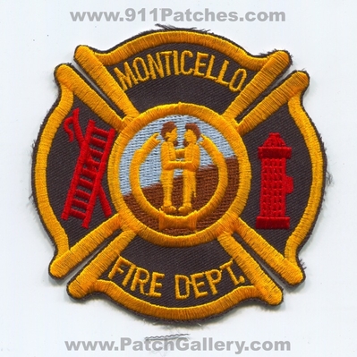 Monticello Fire Department Patch (Kentucky)
Scan By: PatchGallery.com
Keywords: dept.