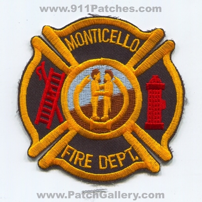 Monticello Fire Department Patch (Kentucky)
Scan By: PatchGallery.com
Keywords: dept.