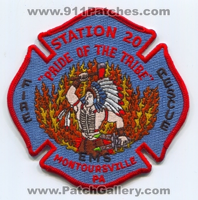 Montoursville Fire Department Station 20 Patch (Pennsylvania)
Scan By: PatchGallery.com
Keywords: dept. company co. rescue ems pa pride of the tribe