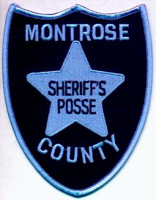 Montrose County Sheriff's Posse
Thanks to EmblemAndPatchSales.com for this scan.
Keywords: colorado sheriffs